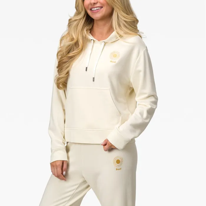 Reef Hoodies Sweaters and Jackets Cozy Pullover Hoodie Almond Milk 8211 Women