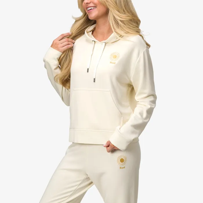Reef Hoodies Sweaters and Jackets Cozy Pullover Hoodie Almond Milk 8211 Women