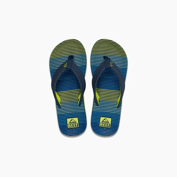 Reef Kids 58 Years Ahi Aqua Green Stripe