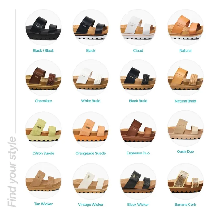 Reef Sandals Cushion Vista Hi Natural Duo 8211 Women