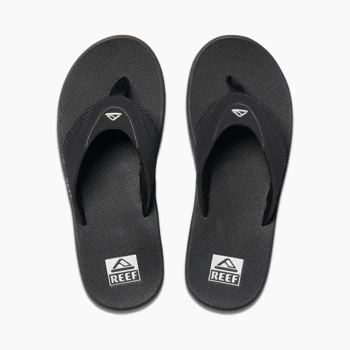Reef Sandals Fanning Blacksilver 8211 Men Reef Sandals Fanning Blacksilver 8211 Men