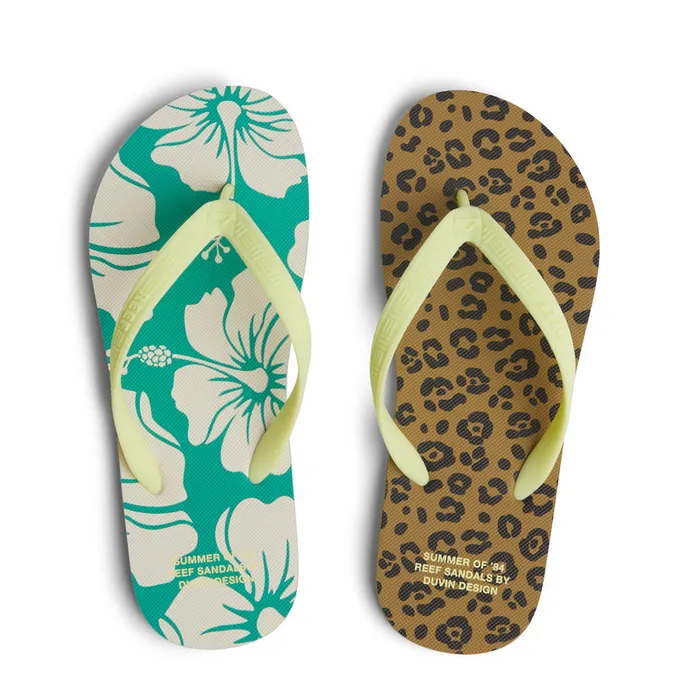 Reef Sandals Seaside X Duvin Floralleopard 8211 WomenMen