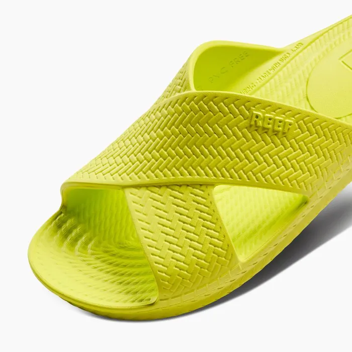 Reef Sandals Water X Slide Lime 8211 Women Reef Sandals Water X Slide Lime 8211 Women