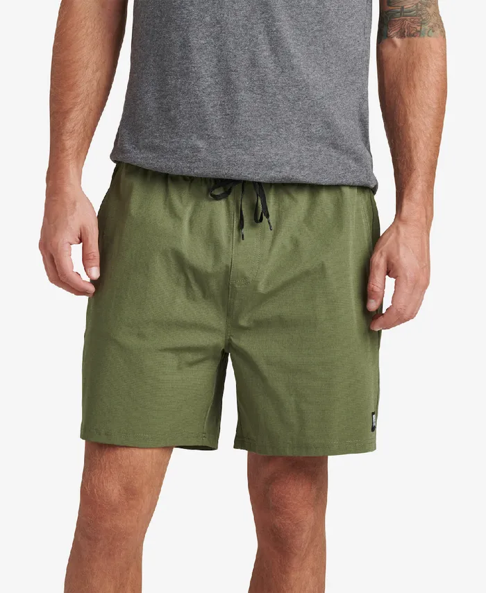Reef Shorts Boardshorts and Pants Fields 17 Elastic Waist Walk Short Olivine 8211 Men