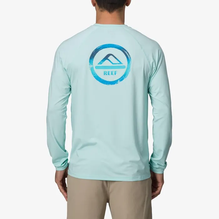 Reef Surf Shirts and UPF Apparel Hanford Long Sleeve Surf Shirt Upf 50 Clearwater 8211 Men