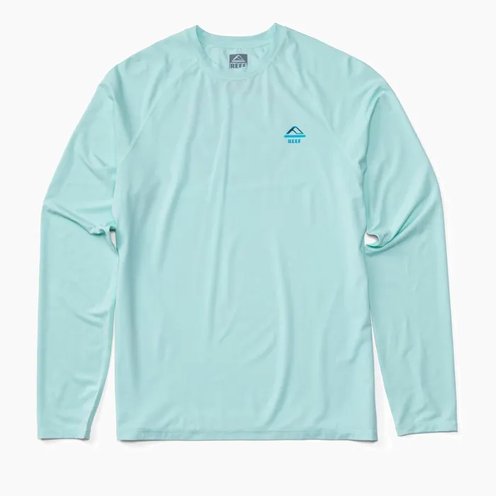Reef Surf Shirts and UPF Apparel Hanford Long Sleeve Surf Shirt Upf 50 Clearwater 8211 Men