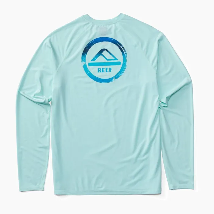 Reef Surf Shirts and UPF Apparel Hanford Long Sleeve Surf Shirt Upf 50 Clearwater 8211 Men