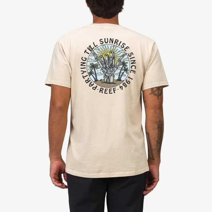 Reef TShirts and Shirts Carpal Short Sleeve Tee Fog Acid Wash 8211 Men