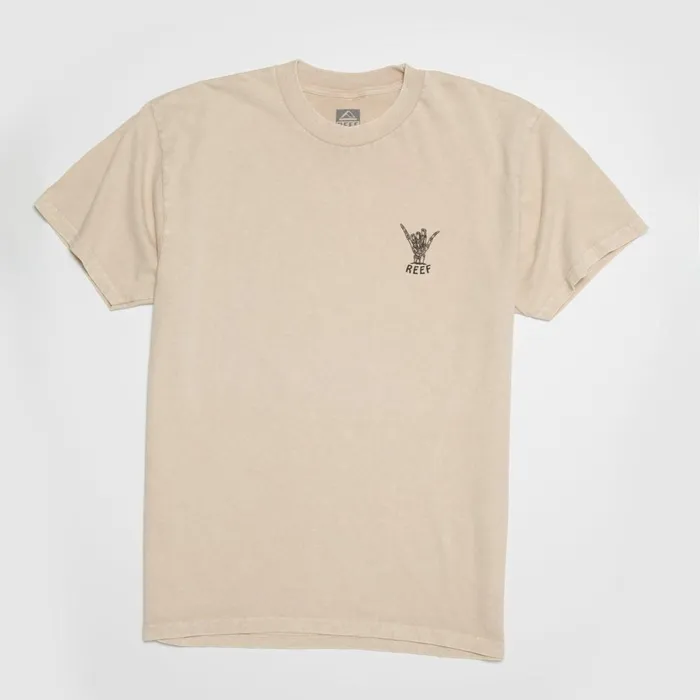 Reef TShirts and Shirts Carpal Short Sleeve Tee Fog Acid Wash 8211 Men