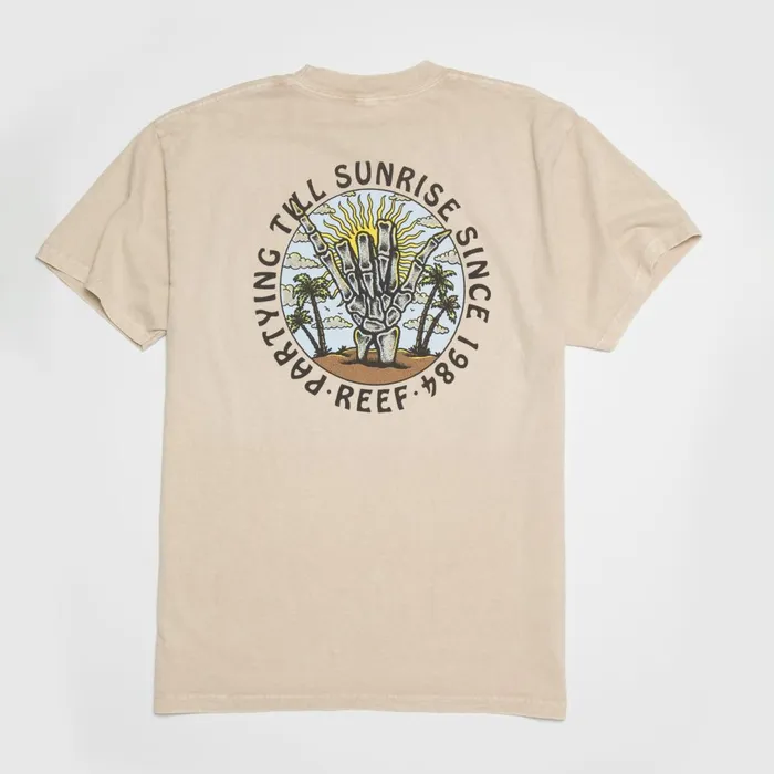 Reef TShirts and Shirts Carpal Short Sleeve Tee Fog Acid Wash 8211 Men