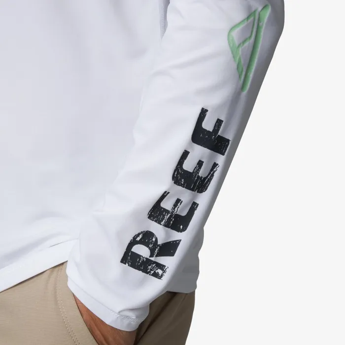 Reef TShirts and Shirts Kean Long Sleeve Surf Shirt Upf 50 Bright White 8211 Men Reef TShirts and Shirts Kean Long Sleeve Surf Shirt Upf 50 Bright White 8211 Men