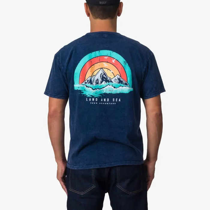 Reef TShirts and Shirts Outdoorz Tee Blue 8211 Men