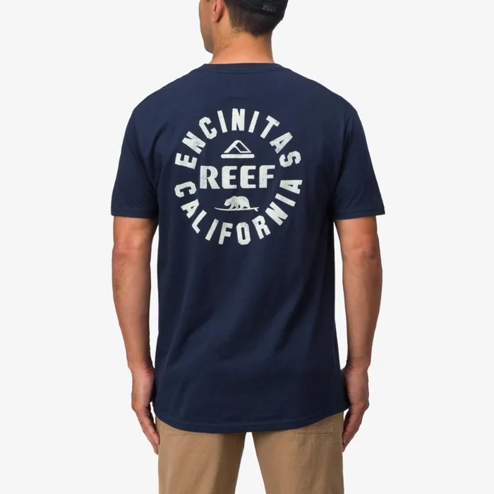 Reef TShirts and Shirts Rancho Tee Navy White 8211 Men