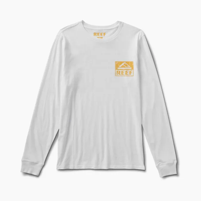 Reef TShirts and Shirts Wellie Graphic Long Sleeve Tee White 8211 Men Reef TShirts and Shirts Wellie Graphic Long Sleeve Tee White 8211 Men