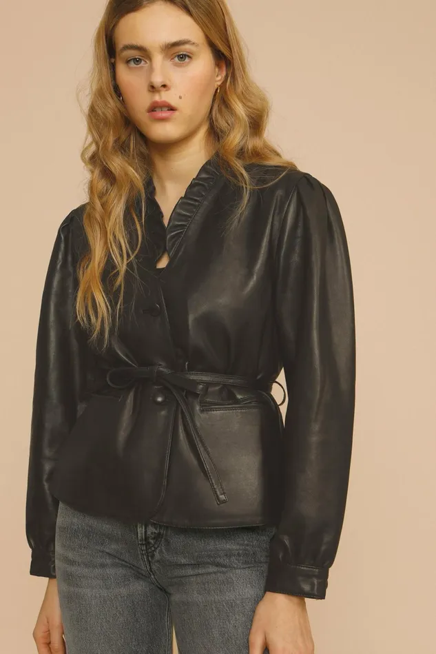 Rouje BRUNE Jacket Black Women Coats and Jackets