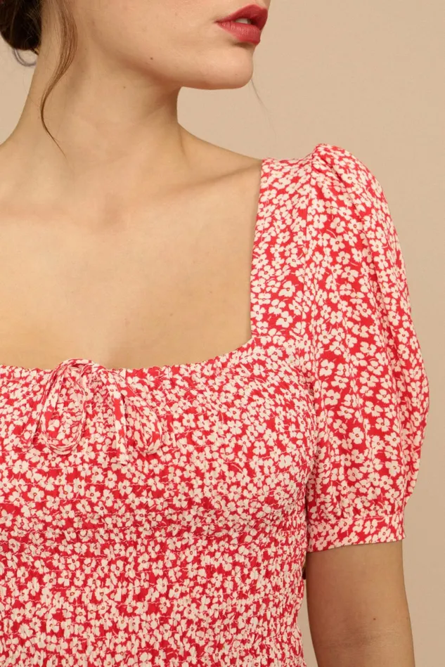 Rouje KATIA Top Coquelicot Fleurette Women Blouses and Tops