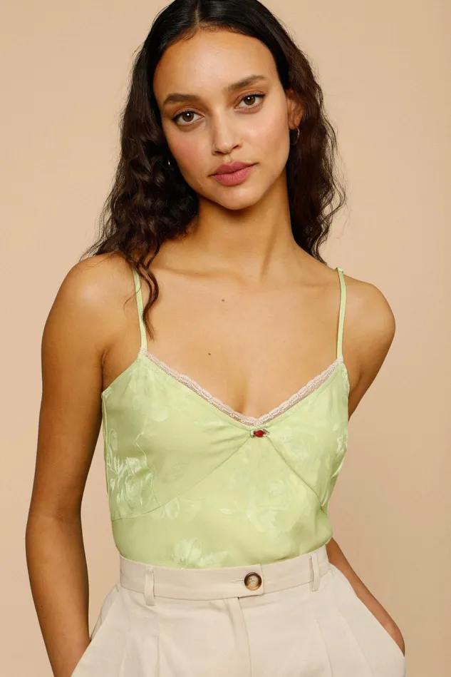 Rouje LOANNE Top Jacquard Anis Women Blouses and Tops