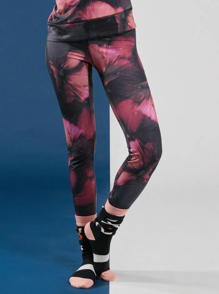 Roxy Base Layers Daybreak Technical Base Layer Leggings True Black Pansy Pansy 8211 Women Roxy Base Layers Daybreak Technical Base Layer Leggings True Black Pansy Pansy 8211 Women