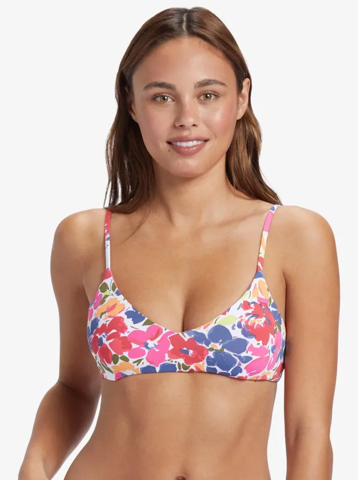 Roxy Bikinis Printed Beach Classics Athletic Triangle Bikini Top Bloomin Babe 8211 Swim 8211 Women Roxy Bikinis Printed Beach Classics Athletic Triangle Bikini Top Bloomin Babe 8211 Swim 8211 Women
