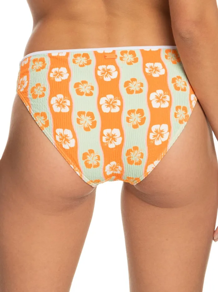 Roxy Bikinis Wavy Babe Hipster Bikini Bottoms Ambroisia Wave Babe Small 8211 Women
