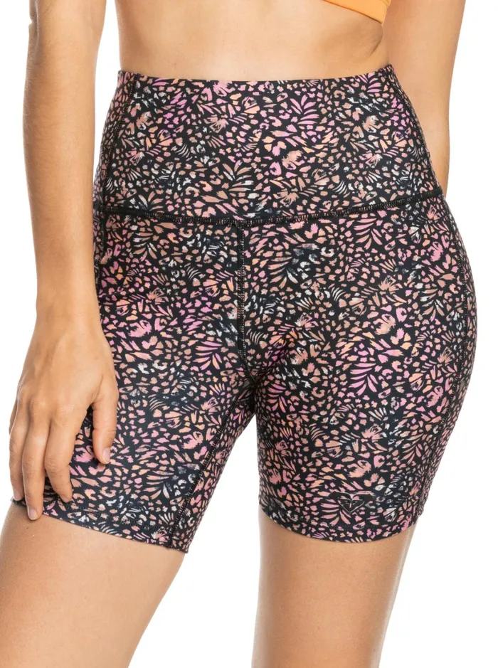 Roxy Bottoms Heart Into It Technical Shorts Antracite Animal Dust 8211 Women