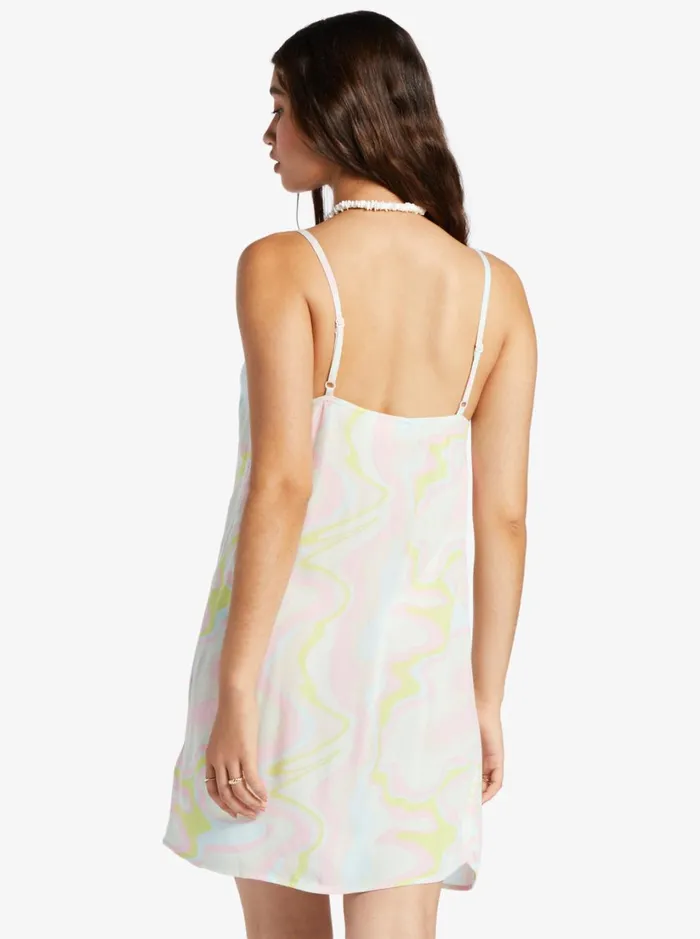 Roxy Dresses Daytrip Mini Vneck Slip Dress Ambroisia Swirl 8211 Women