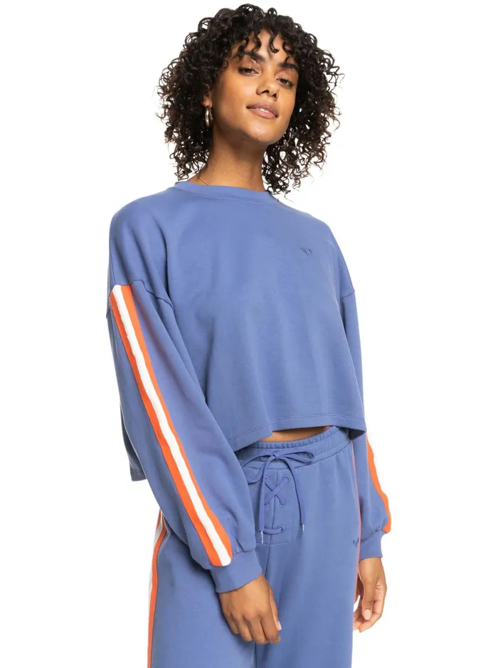 Roxy Fleece and Hoodies Bright Lights Sweatshirt Marlin 8211 Women