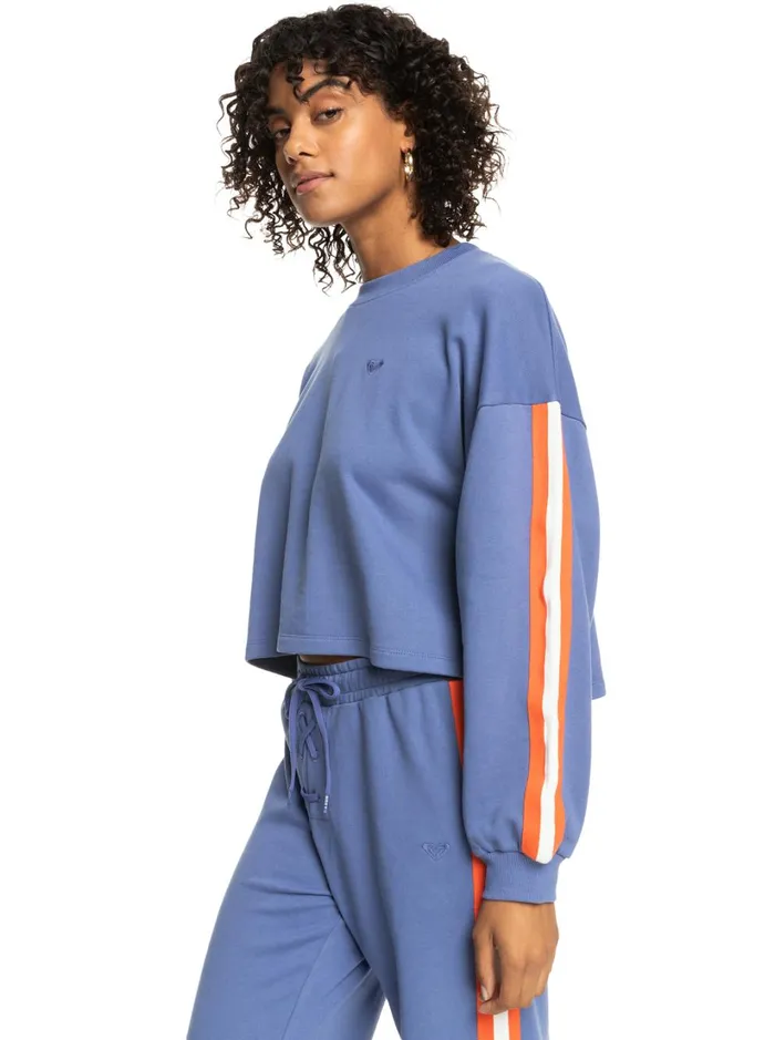 Roxy Fleece and Hoodies Bright Lights Sweatshirt Marlin 8211 Women