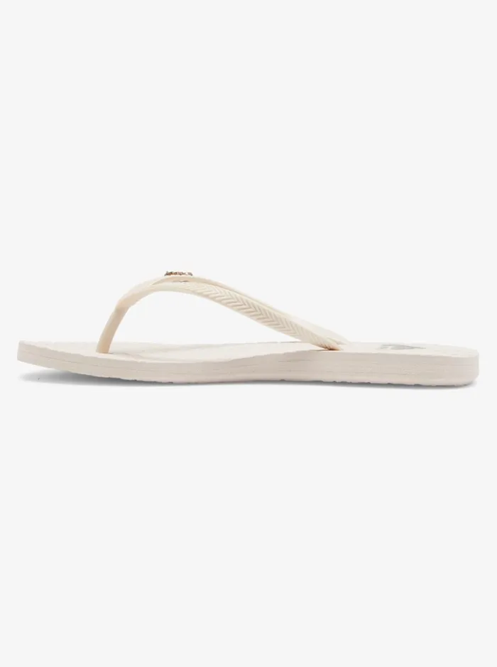 Roxy Flip Flops Antilles Flip Flops Cream 8211 Women