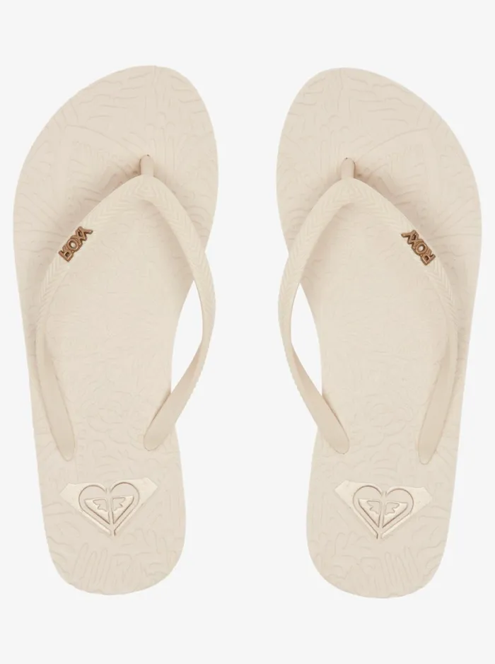 Roxy Flip Flops Antilles Flip Flops Cream 8211 Women