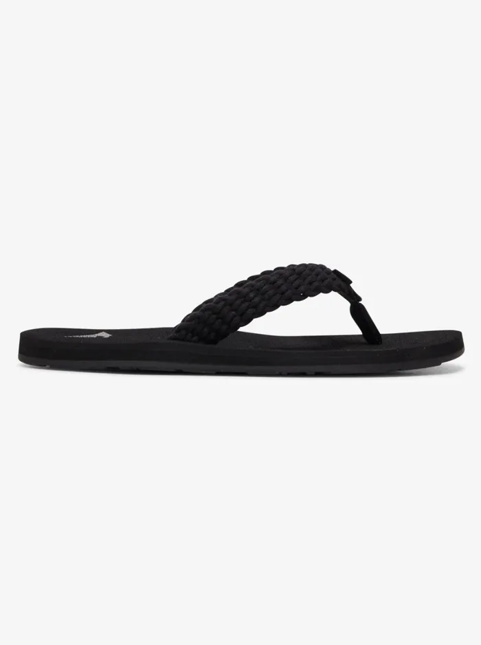 Roxy Flip Flops Porto FlipFlops Black 8211 Women