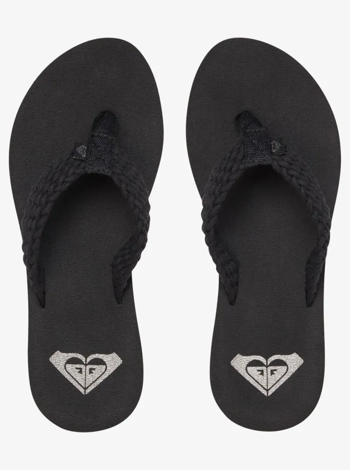 Roxy Flip Flops Porto FlipFlops Black 8211 Women