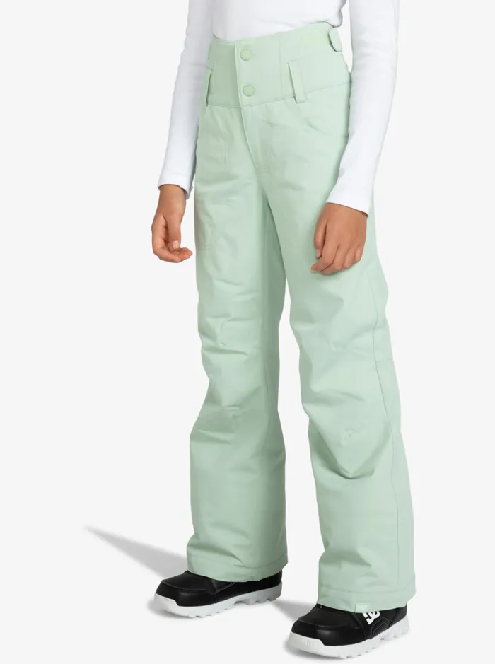 Roxy Girls Snow Girls039 416 Diversion Technical Snow Pants Cameo Green 8211 Women
