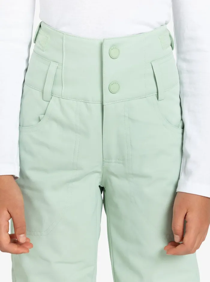 Roxy Girls Snow Girls039 416 Diversion Technical Snow Pants Cameo Green 8211 Women