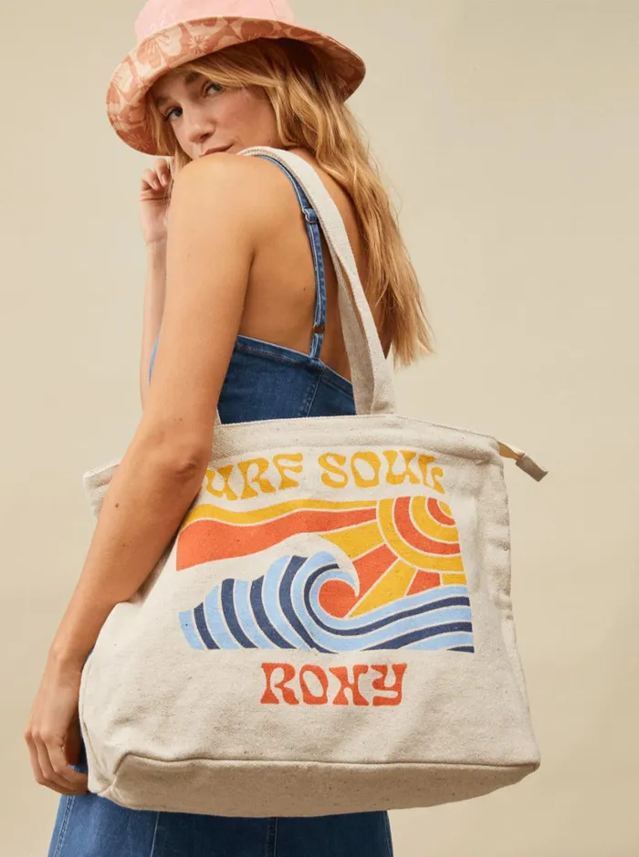 Roxy Handbags Summer Flower Tote Bag Natural 8211 Women