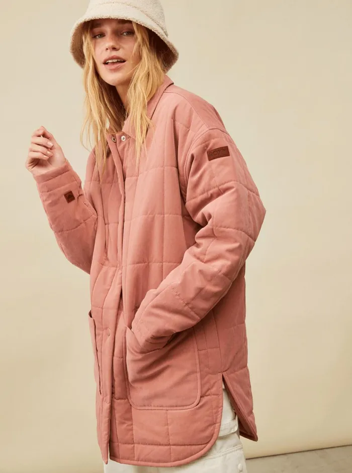 Roxy Jackets Next Up Quilted Jacket Cedar Wood 8211 Women