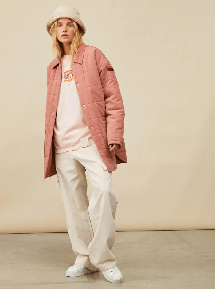 Roxy Jackets Next Up Quilted Jacket Cedar Wood 8211 Women
