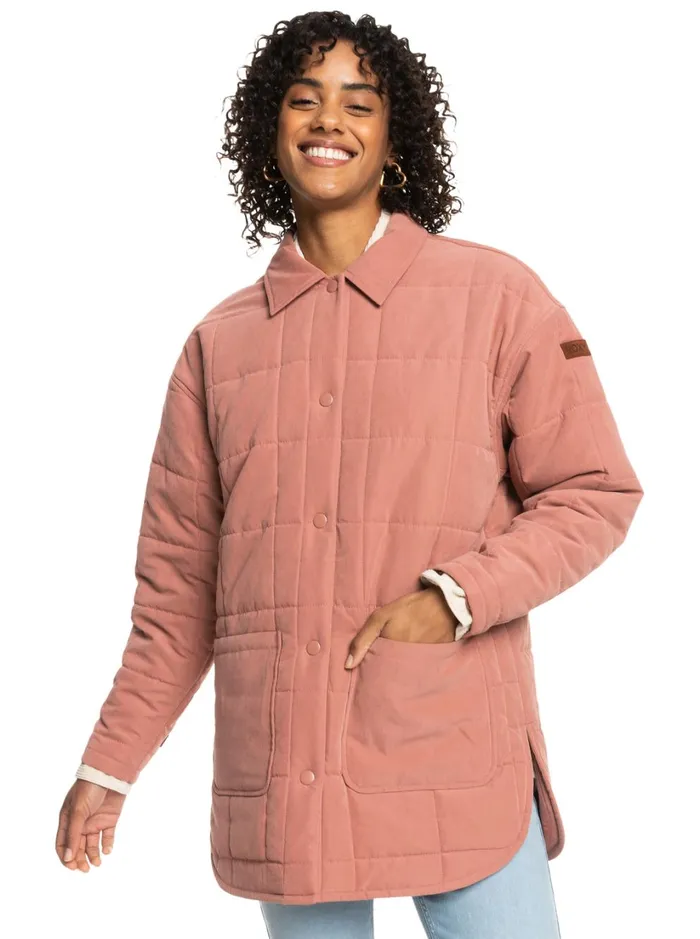 Roxy Jackets Next Up Quilted Jacket Cedar Wood 8211 Women