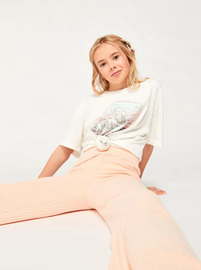 Roxy Jeans and Pants Girl039s 416 Just Feel It Pants Peach Parfait 8211 Women