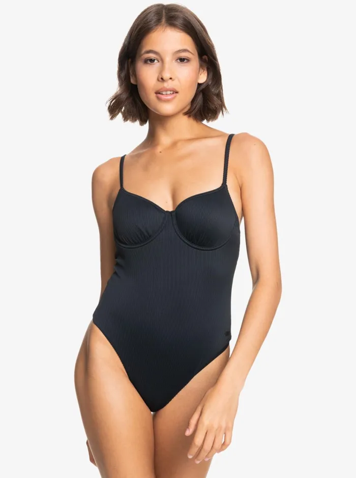 Roxy One Pieces Roxy Love The Muse OnePiece Swimsuit Anthracite 8211 Women