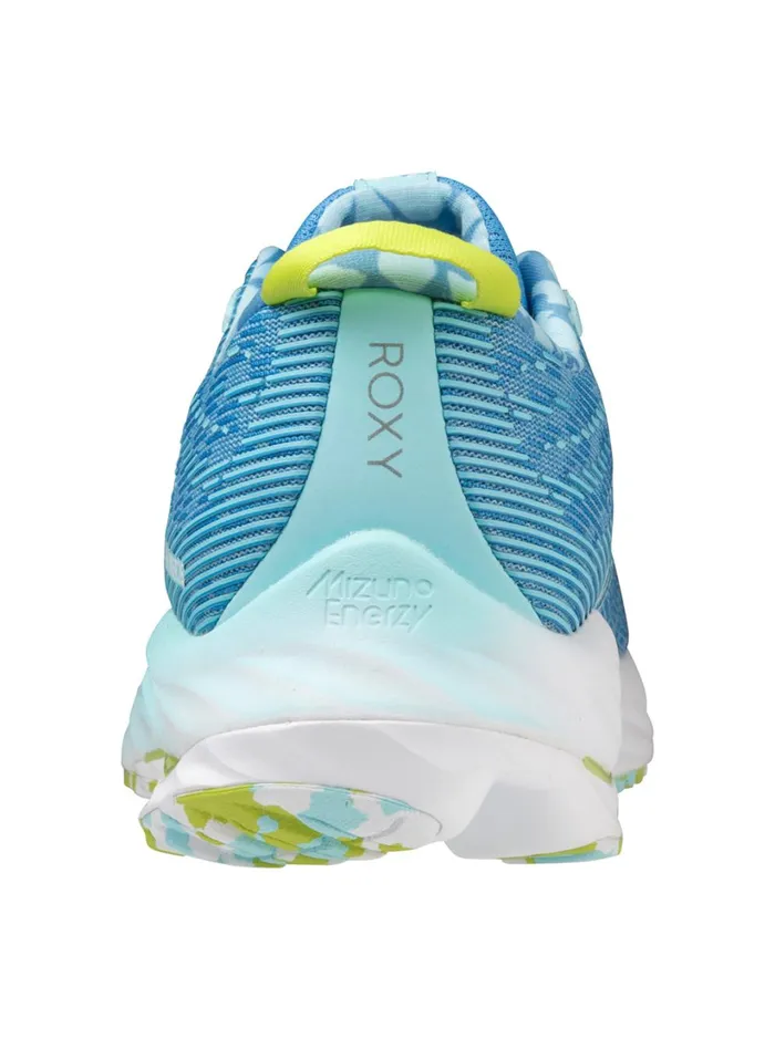 Roxy Running ROXY X MIZUNO Wave Rider 26 Running Shoes B072 Blue 8211 Women