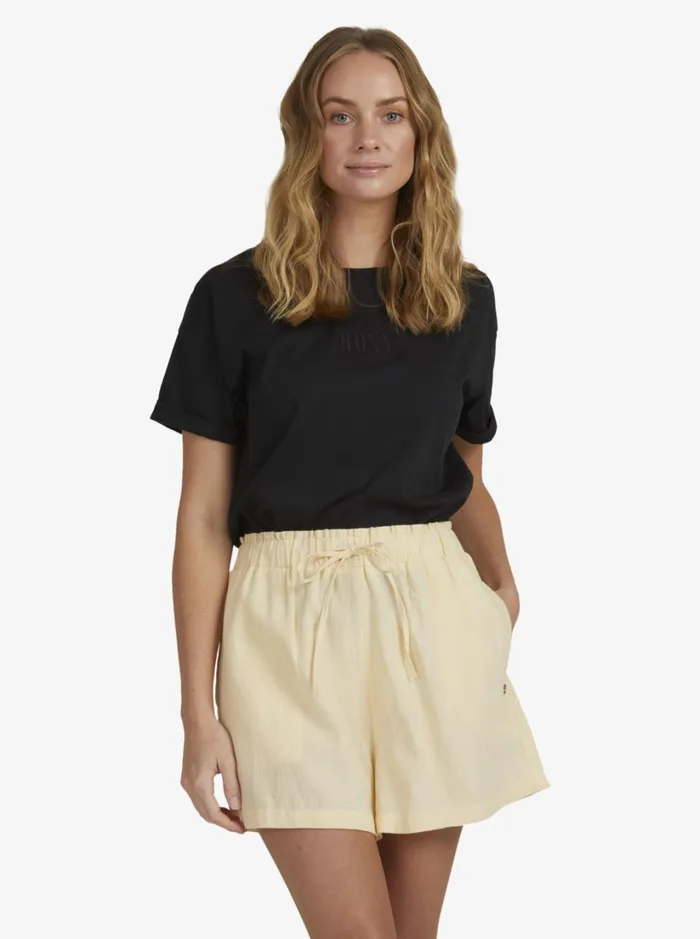 Roxy Shorts Place To Be 6034 Knit Shorts Biscotti 8211 Women