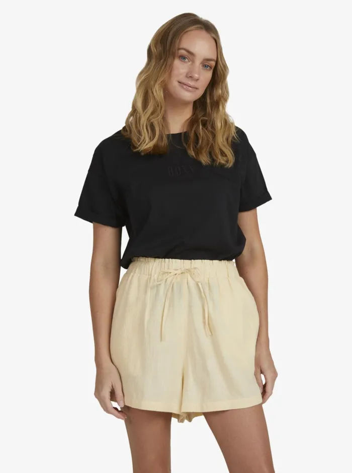 Roxy Shorts Place To Be 6034 Knit Shorts Biscotti 8211 Women