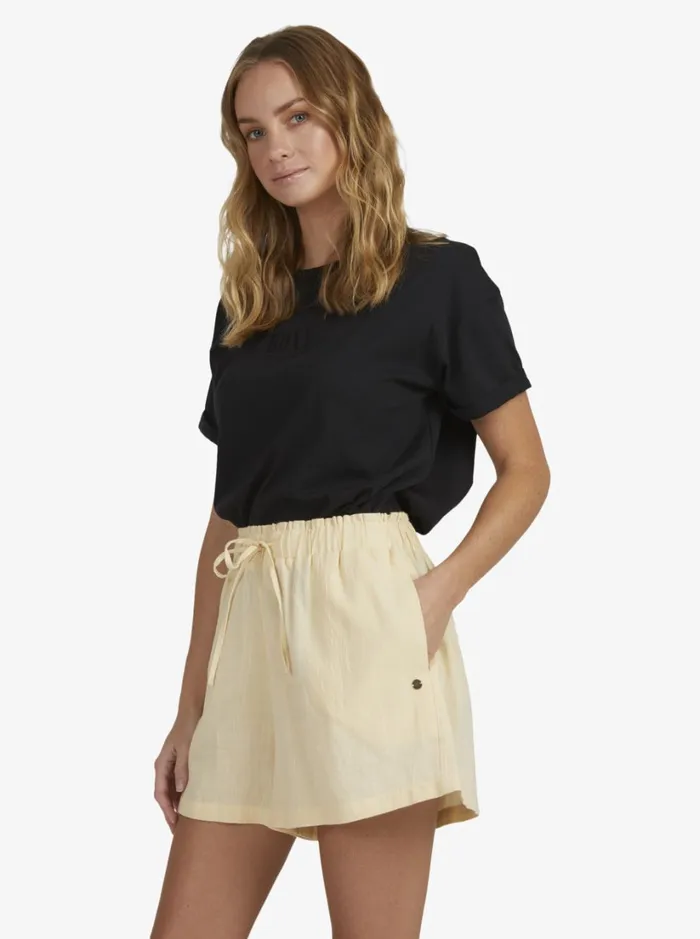 Roxy Shorts Place To Be 6034 Knit Shorts Biscotti 8211 Women