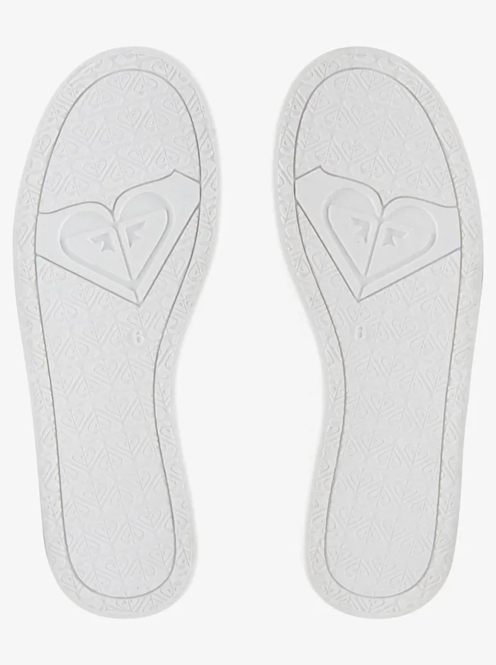 Roxy Sneakers Minnow Knit SlipOn Shoes White 8211 Women