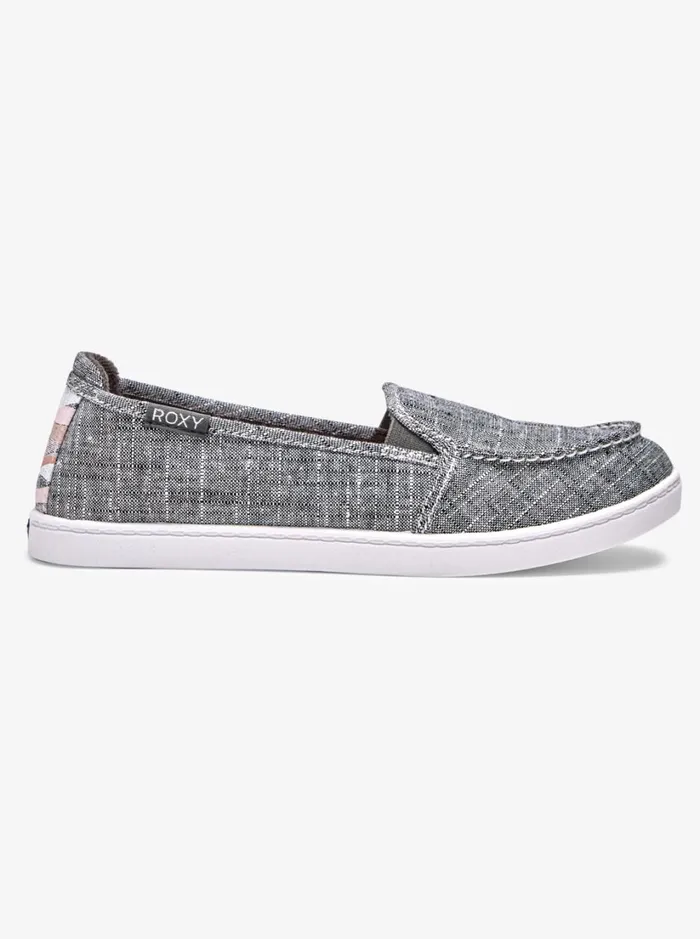 Roxy Sneakers Minnow SlipOn Shoes Black Wash 8211 Women