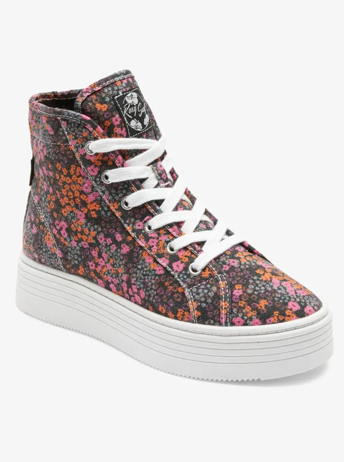 Roxy Sneakers Sheilahh 20 MidTop Shoes Black Multi 8211 Women