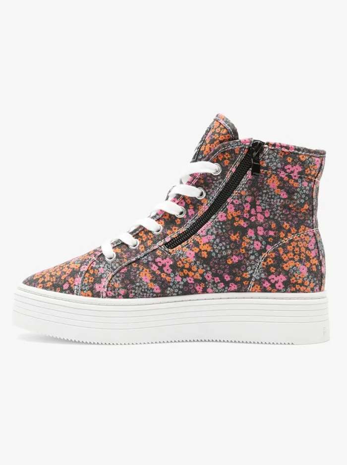 Roxy Sneakers Sheilahh 20 MidTop Shoes Black Multi 8211 Women