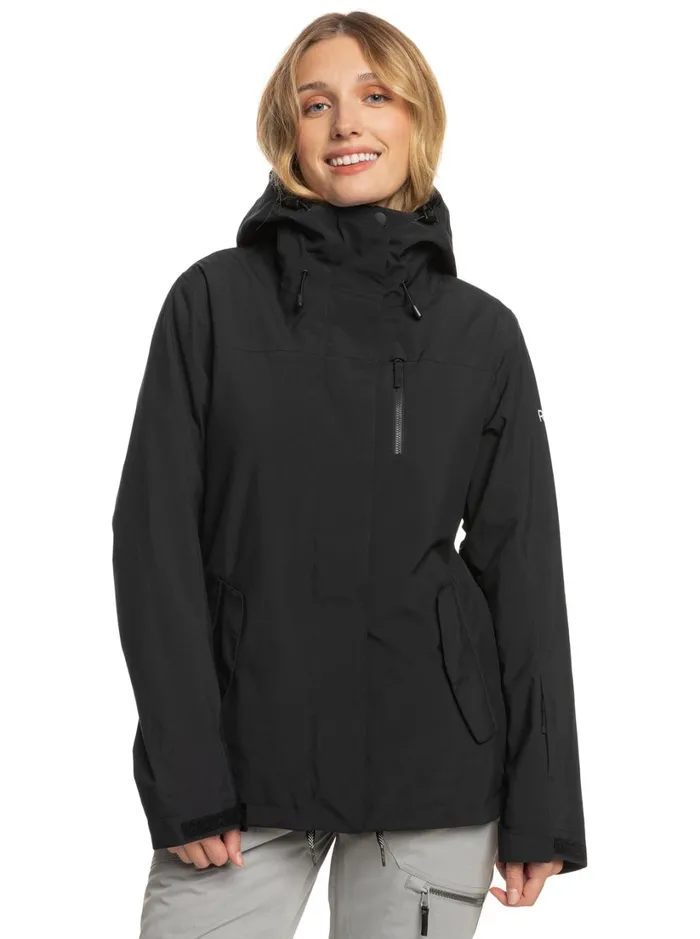 Roxy Snow Jackets Roxy Jetty 3in1 Technical Snow Jacket True Black 8211 Women