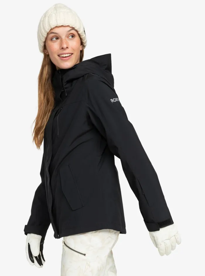 Roxy Snow Jackets Roxy Jetty 3in1 Technical Snow Jacket True Black 8211 Women